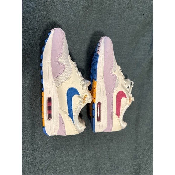 Nike Air Max 1 'Alchemy Pink' White Sneakers, Size 9/40.5 HF5071-100 XCOND - Picture 1 of 10
